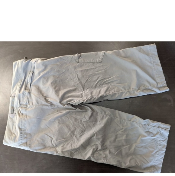 Eddie Bauer Sport Pants Womens 4 Stretch Olive green Nylon Capri Outdoors Hiking - Picture 5 of 9